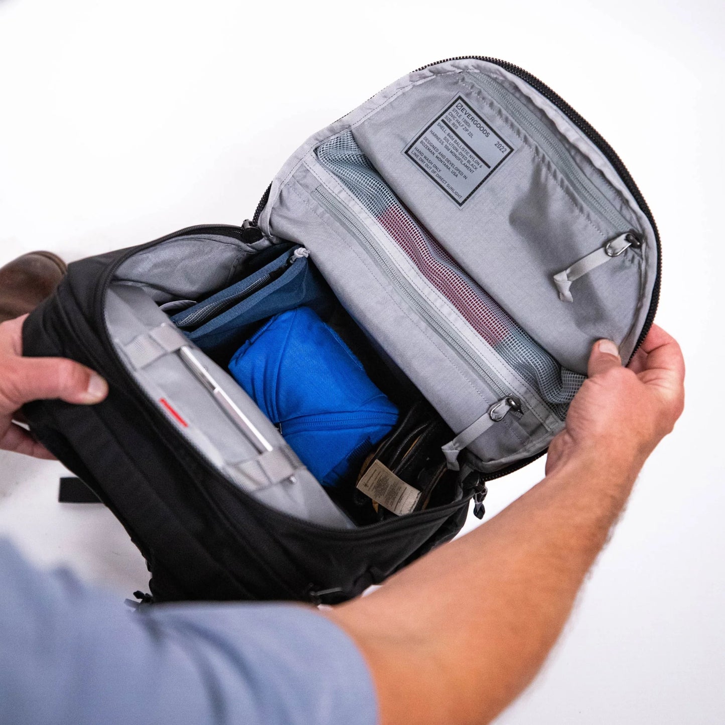 EVERGOODS Civic Half Zip 22L, Solution Black