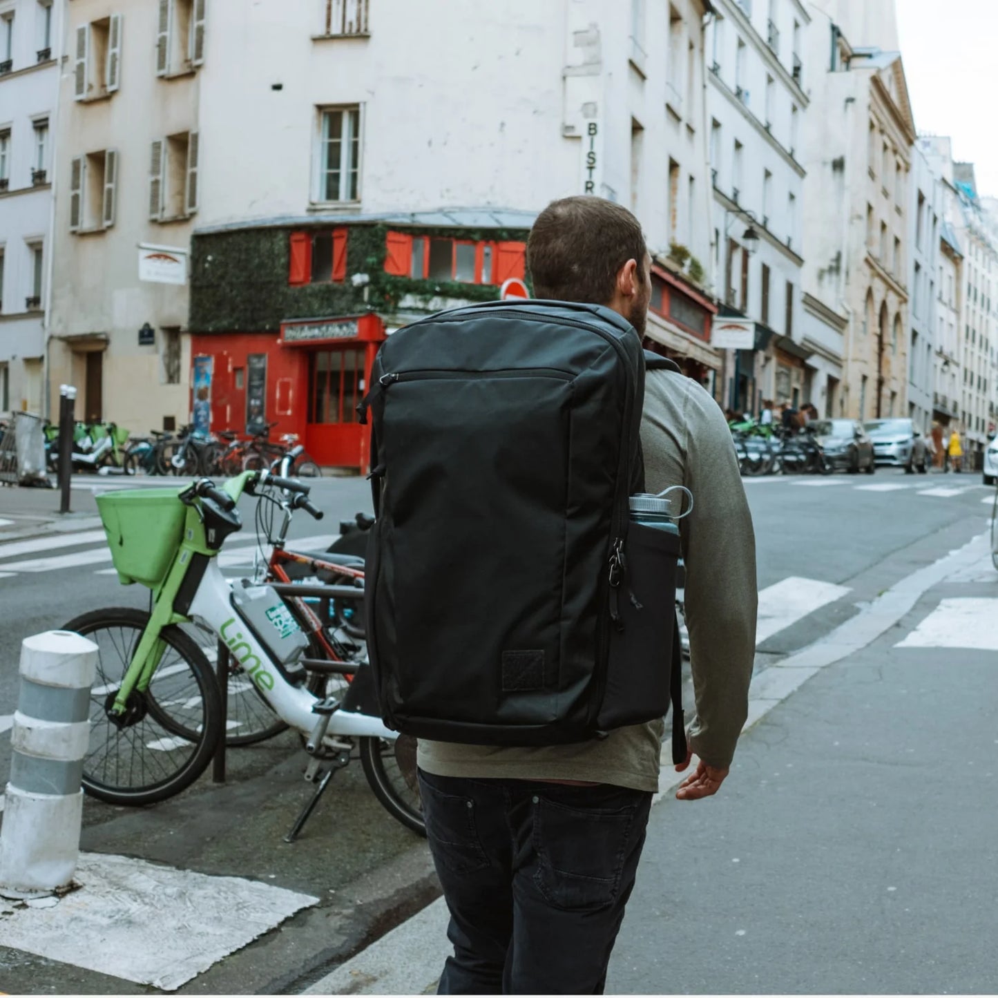 EVERGOODS Civic Travel Bag 35L, Solution Black