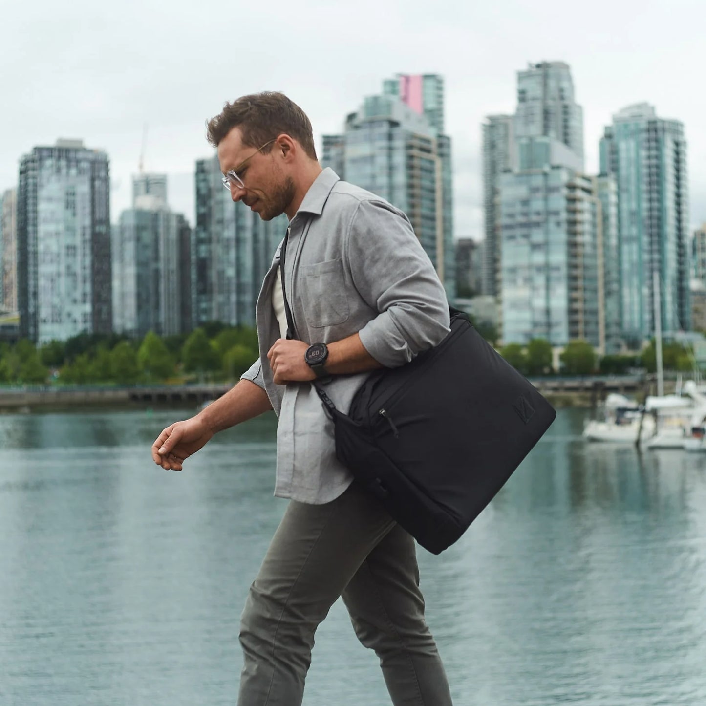EVERGOODS Transit Briefcase 20L, Solution Black
