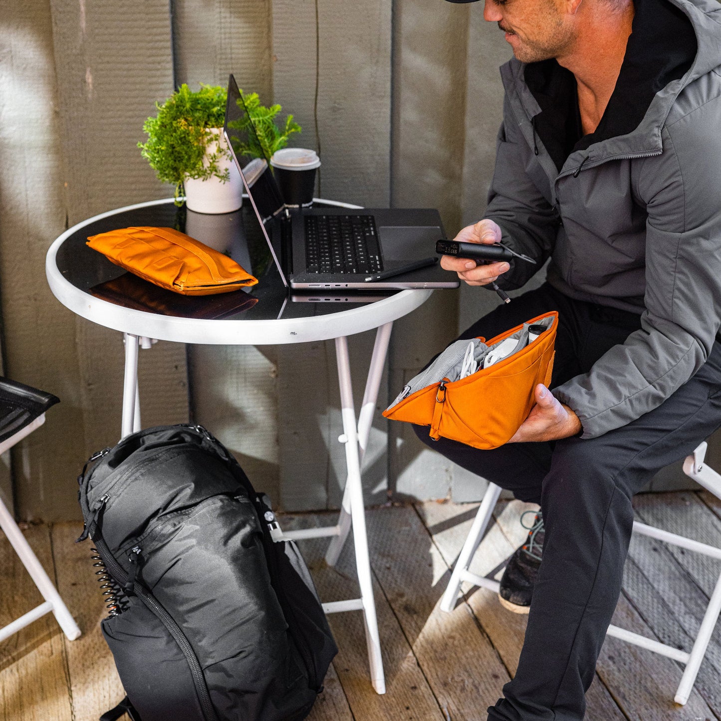 EVERGOODS Civic Access Pouch 2L, Burnt Orange