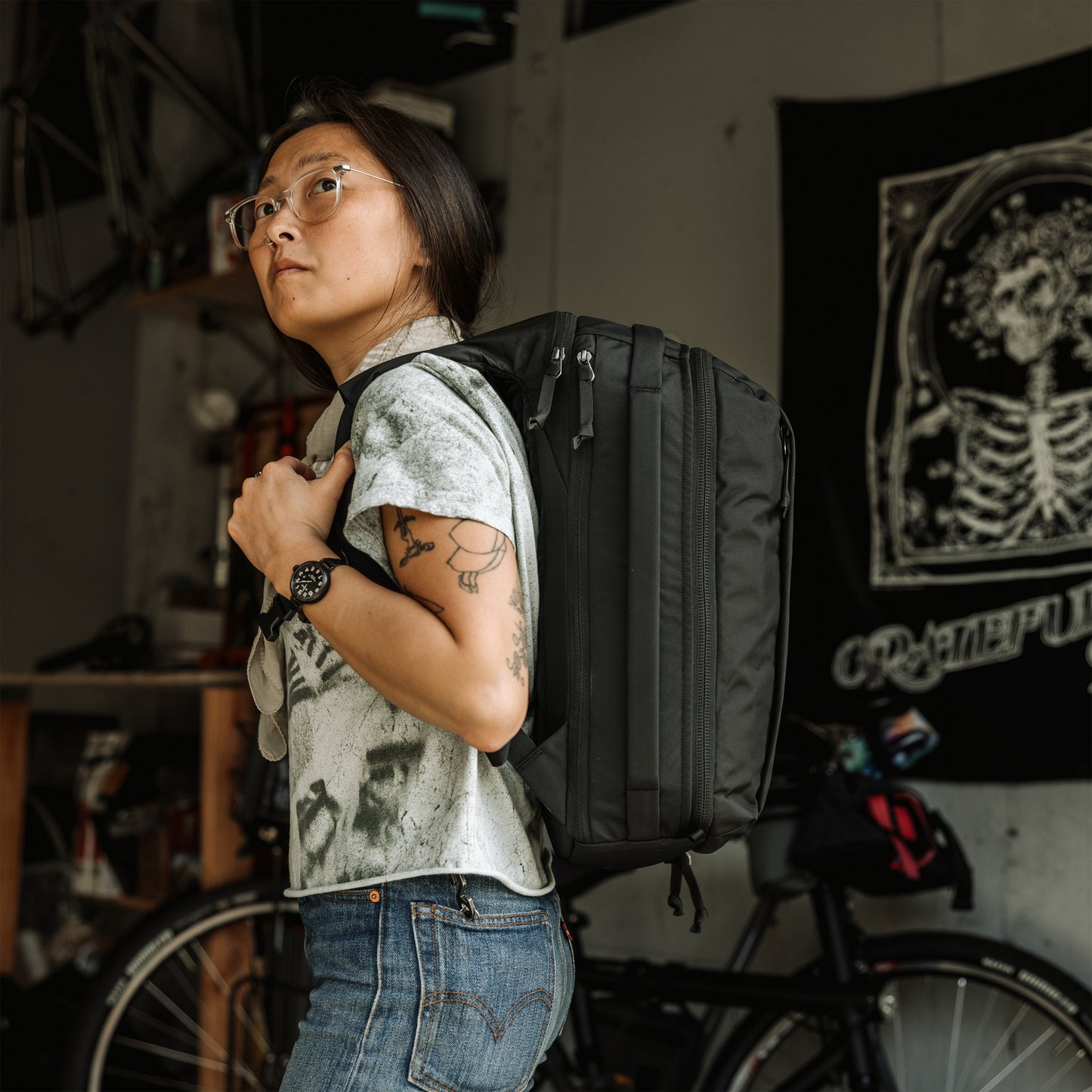 EVERGOODS Civic Panel Loader 16L, Solution Black