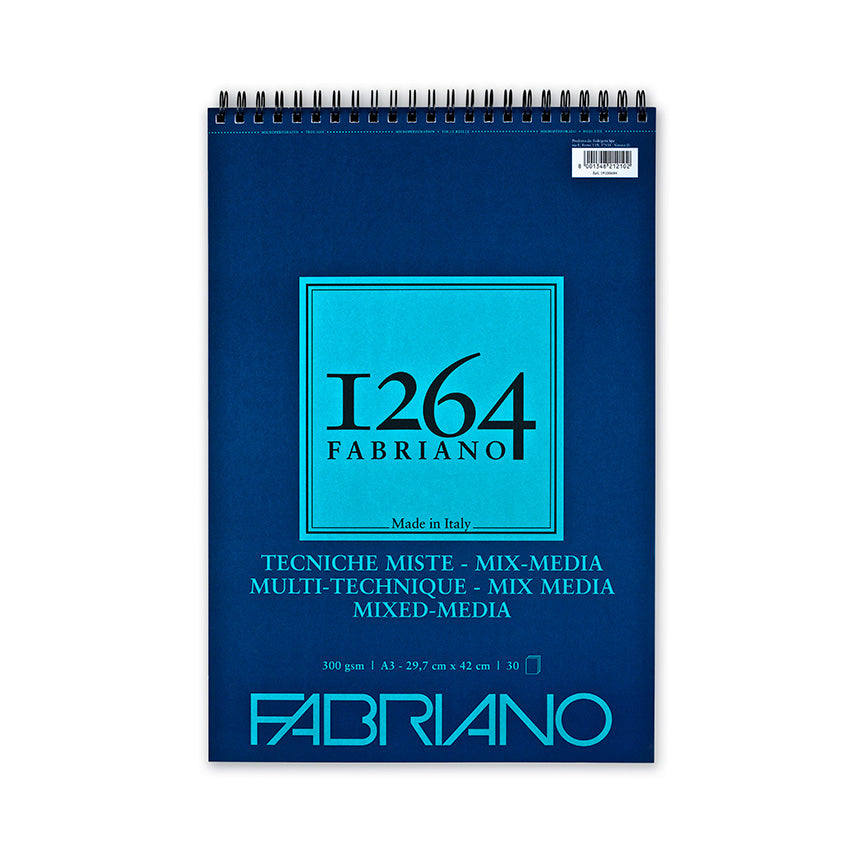 Fabriano 1264 Mixed Media Spiral 300g A5 (15 ark)