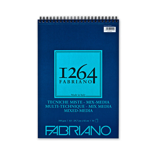 Fabriano 1264 Mixed Media Spiral 300g A5 (15 ark)
