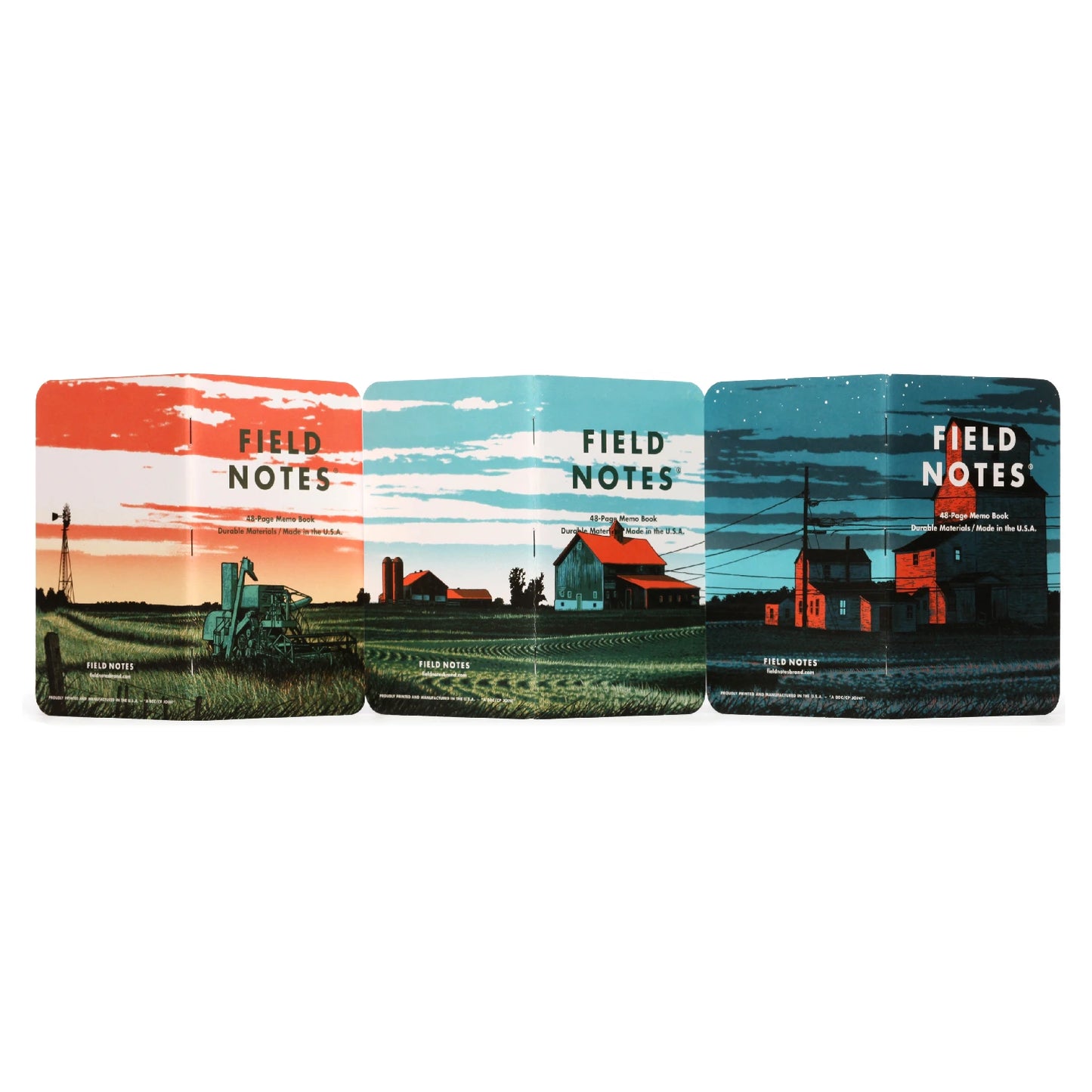 Field Notes Heartland Memo, Graph Paper (3-pakk)