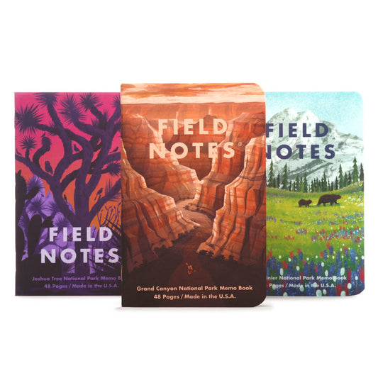 Field Notes National Parks Memo, Series B (3-pakk)