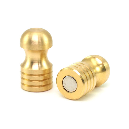 Prometheus Lights Fridge/Shop Magnets, 4 x Brass