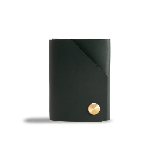 Wingback Cash Wallet, British Racing Green