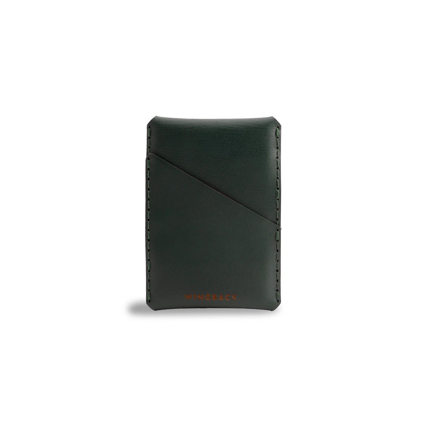 Wingback Winston Card Holder, British Racing Green