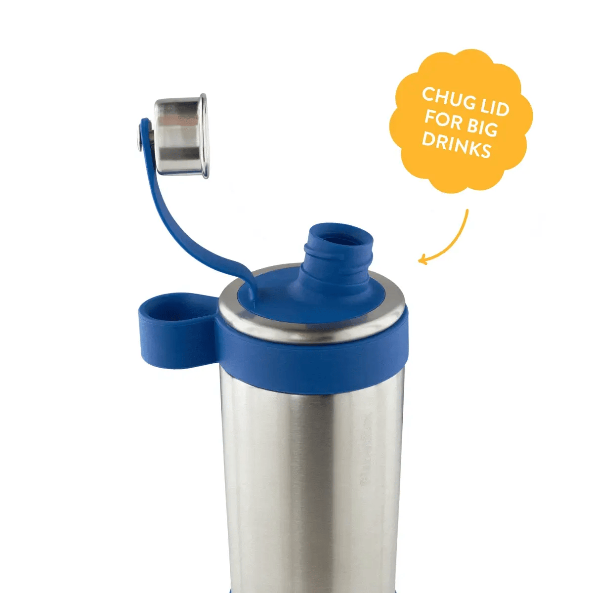 PlanetBox Glacier Chug Water Bottle, Pansy