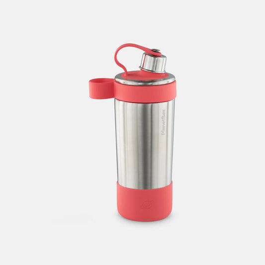 PlanetBox Glacier Chug Water Bottle, Coral