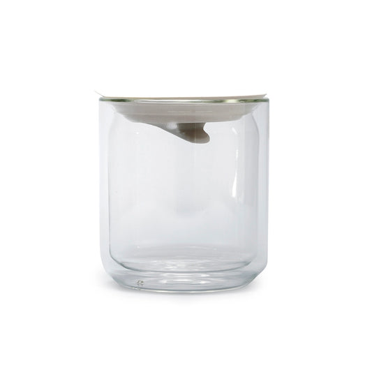 HMM Space Jar - Double wall glass container, Clear