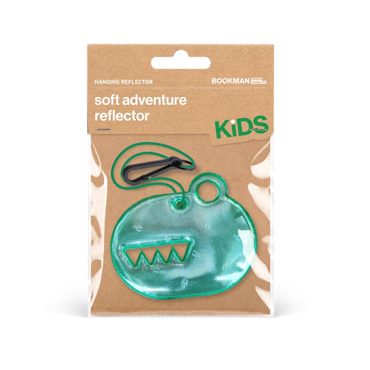 Bookman Urban Visibility Hanging Reflectors Adventure Kids, Dinosaur Green