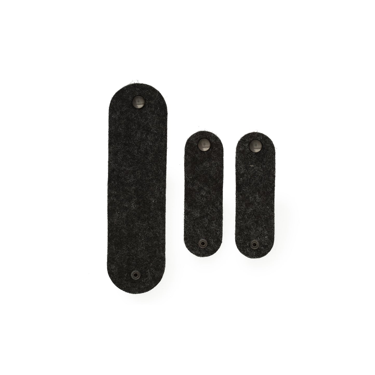 Oakywood Felt Cable Ties, 3-pakk