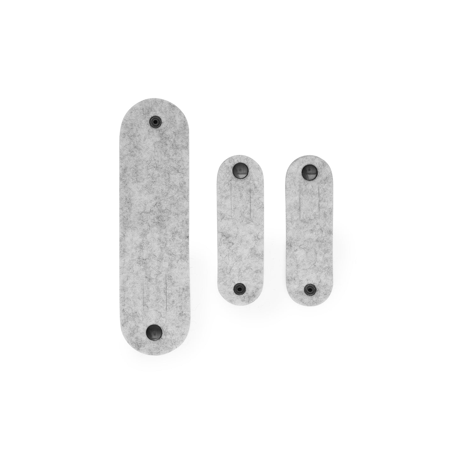 Oakywood Felt Cable Ties, 3-pakk