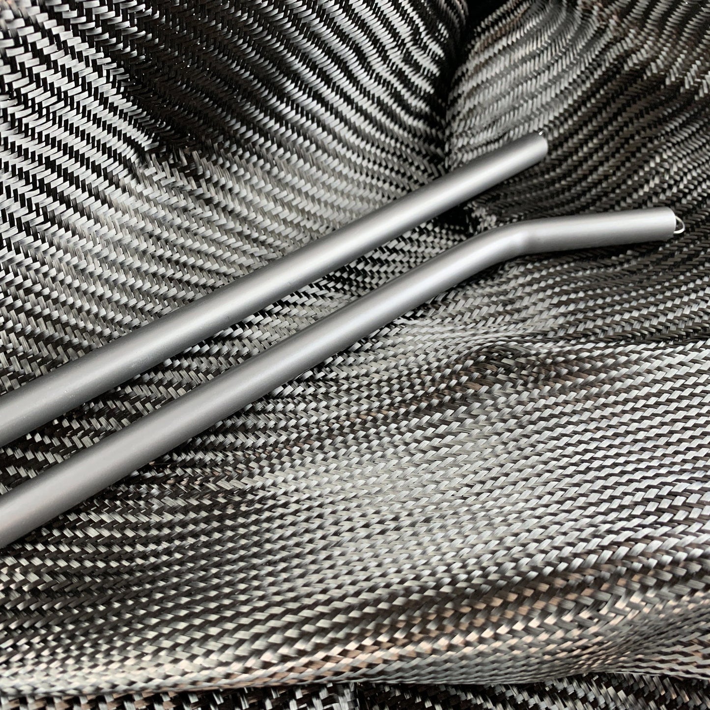 CountyComm Angled Tip Massive Poseidon Ti-Straw Ultra Lightweight Titanium, Bent