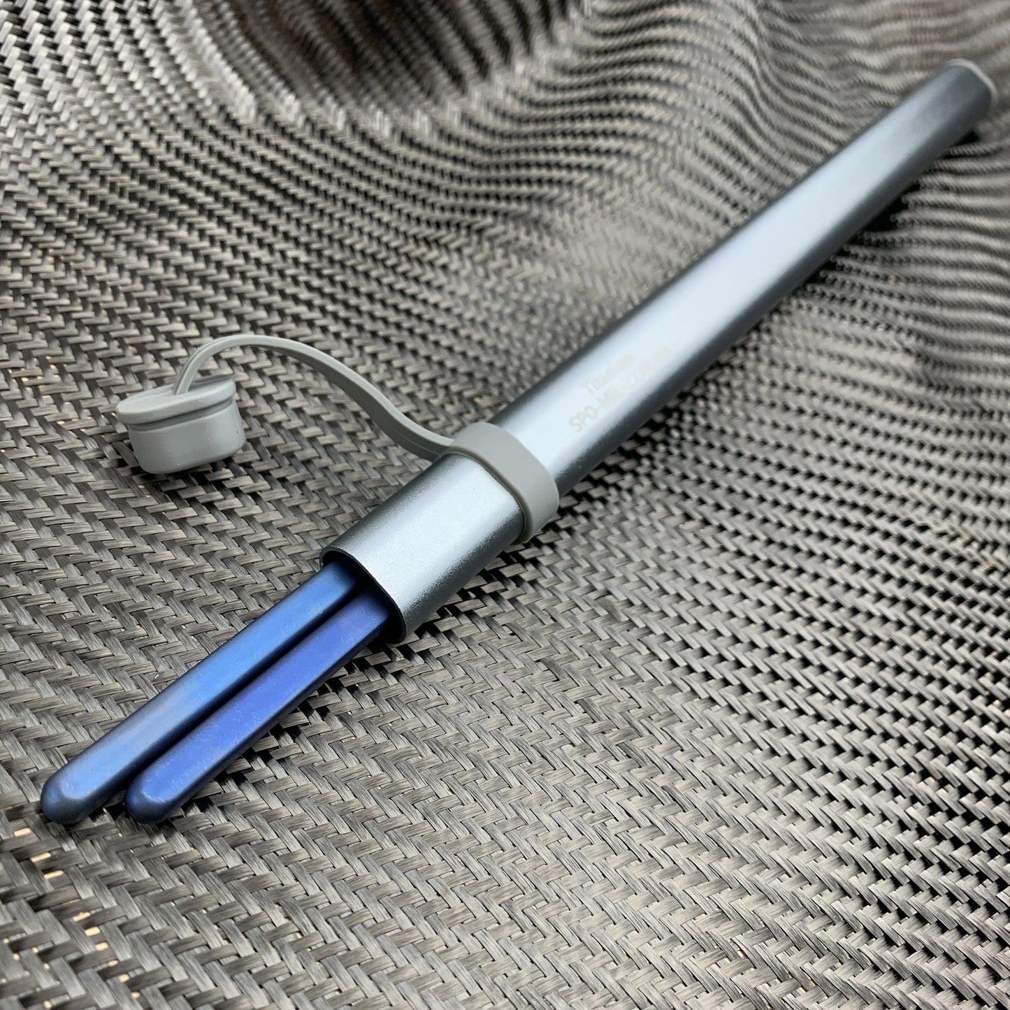 CountyComm Blue Robusto Titanium Chopsticks Kit - Gen 6