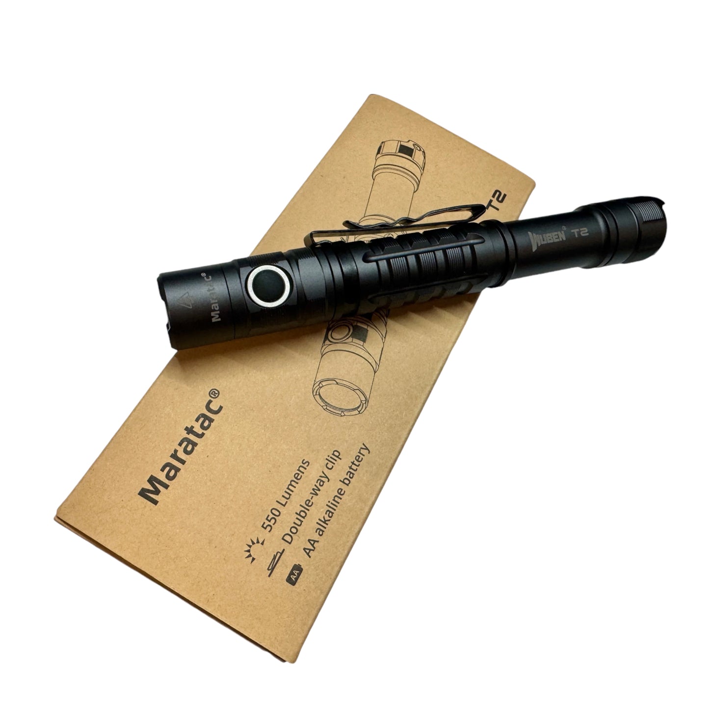 CountyComm Compact AAx2 Extreme T2/CC - Tactical Light Collab : Wuben / Maratac®
