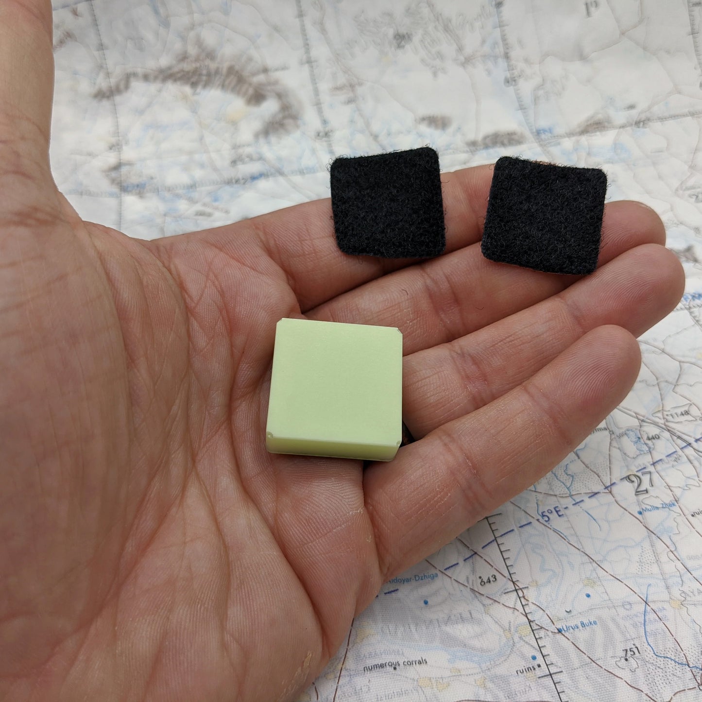 CountyComm UGM - Square 1"x 1" Tough Patch - Universal Glow Marker