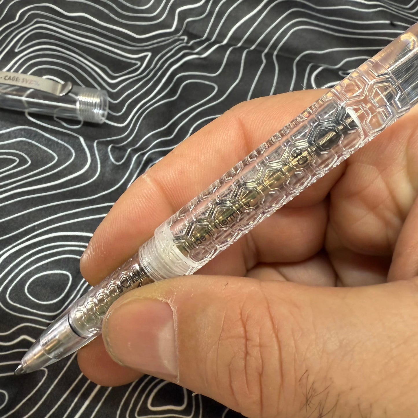 CountyComm Polycarbonate Embassy Pen (Vapor Polish Clear Finish)