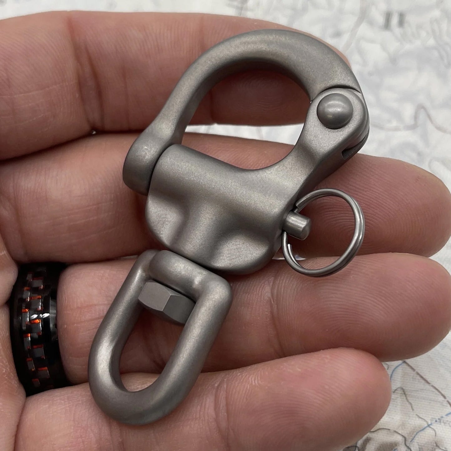CountyComm Titanium Quick Release Snap Shackle