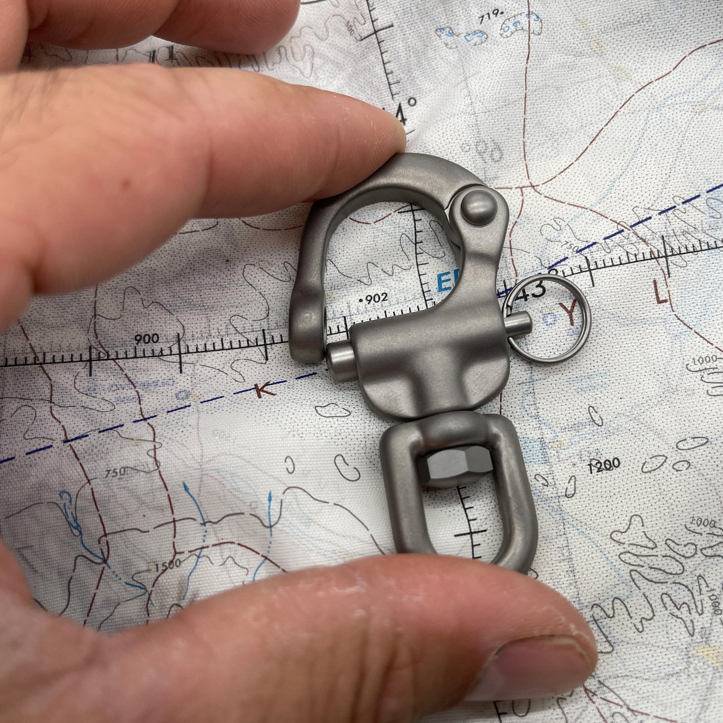 CountyComm Titanium Quick Release Snap Shackle