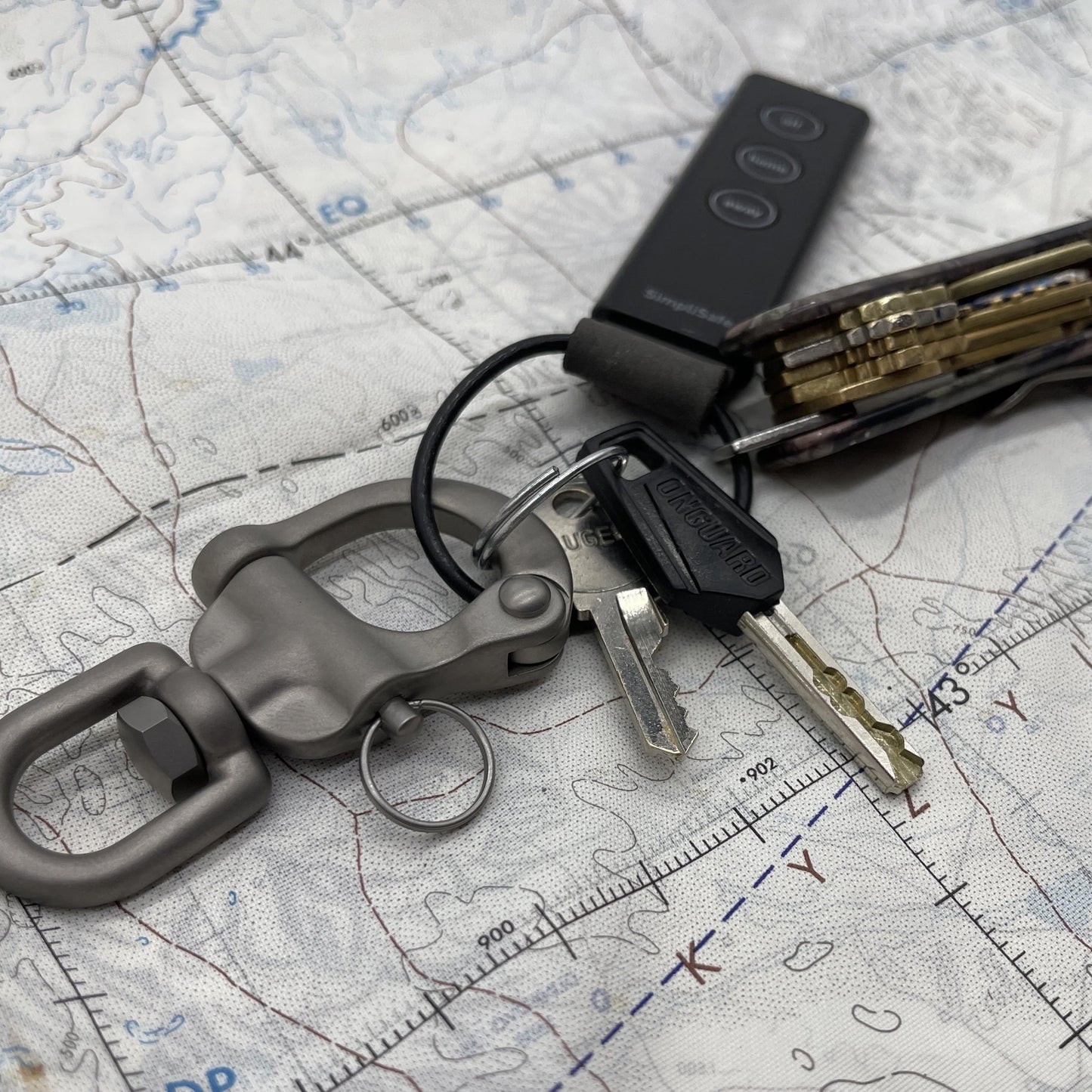 CountyComm Titanium Quick Release Snap Shackle