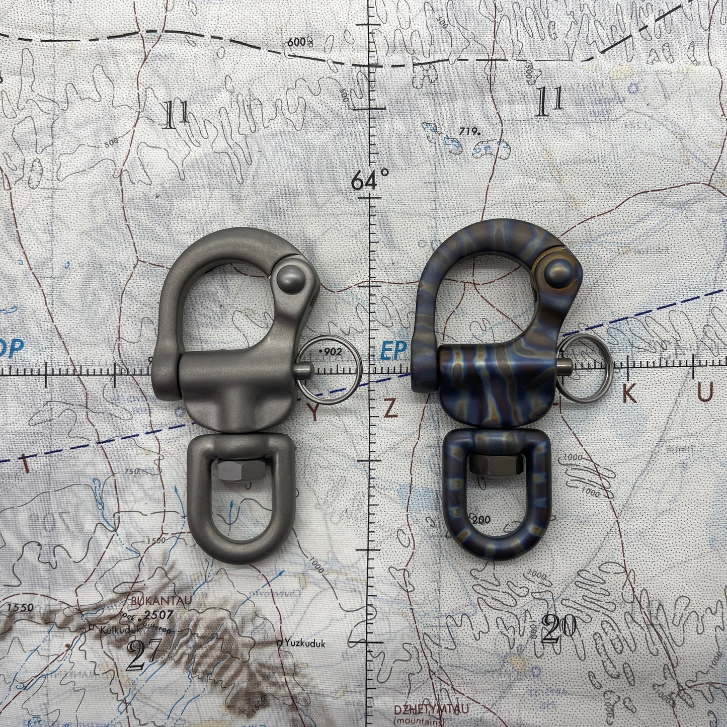 CountyComm Titanium Quick Release Snap Shackle