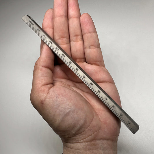 CountyComm Indestructible Machined Titanium Precision 6" Inch / 15CM Ruler