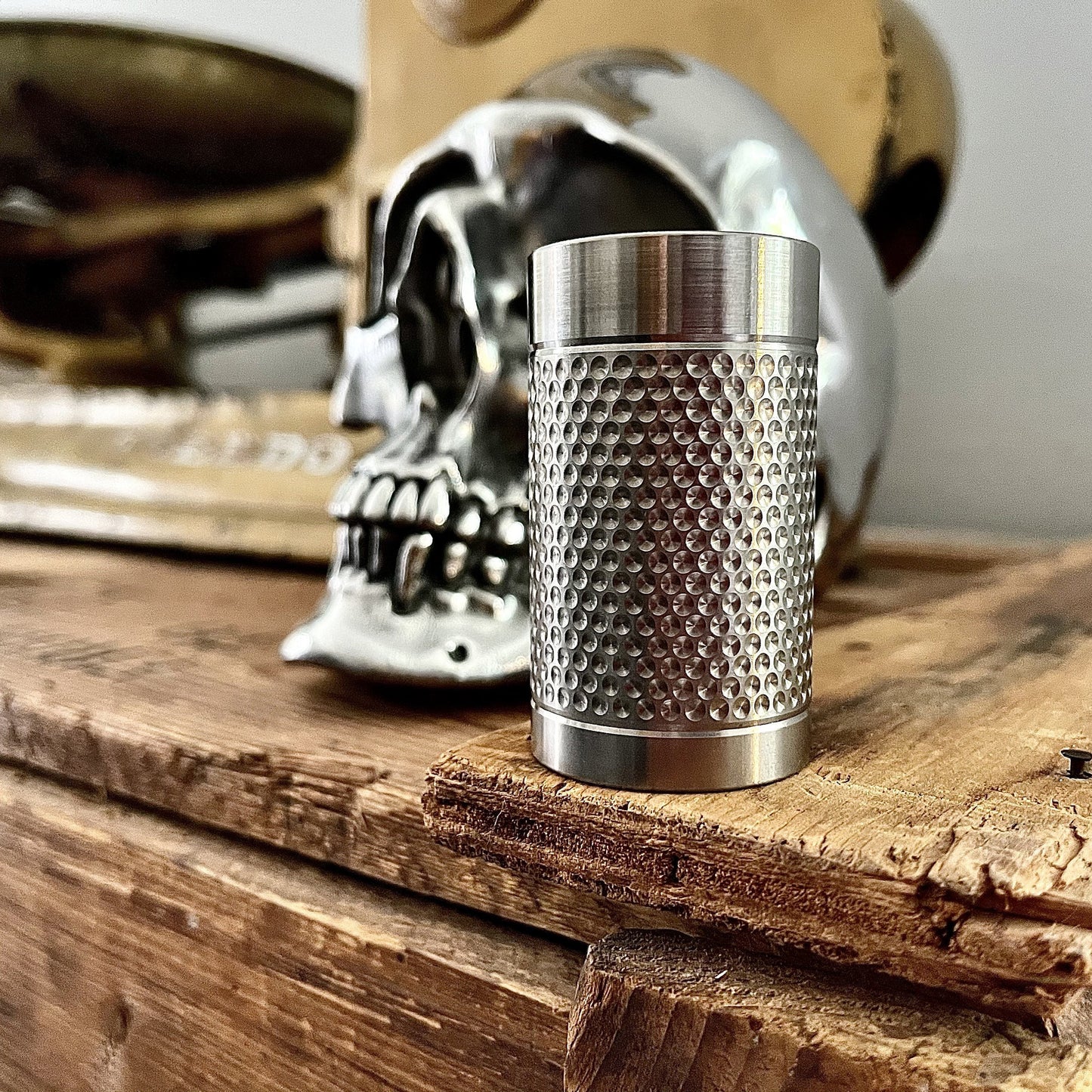 CountyComm Big Shot Machined Titanium 2 Oz Glass