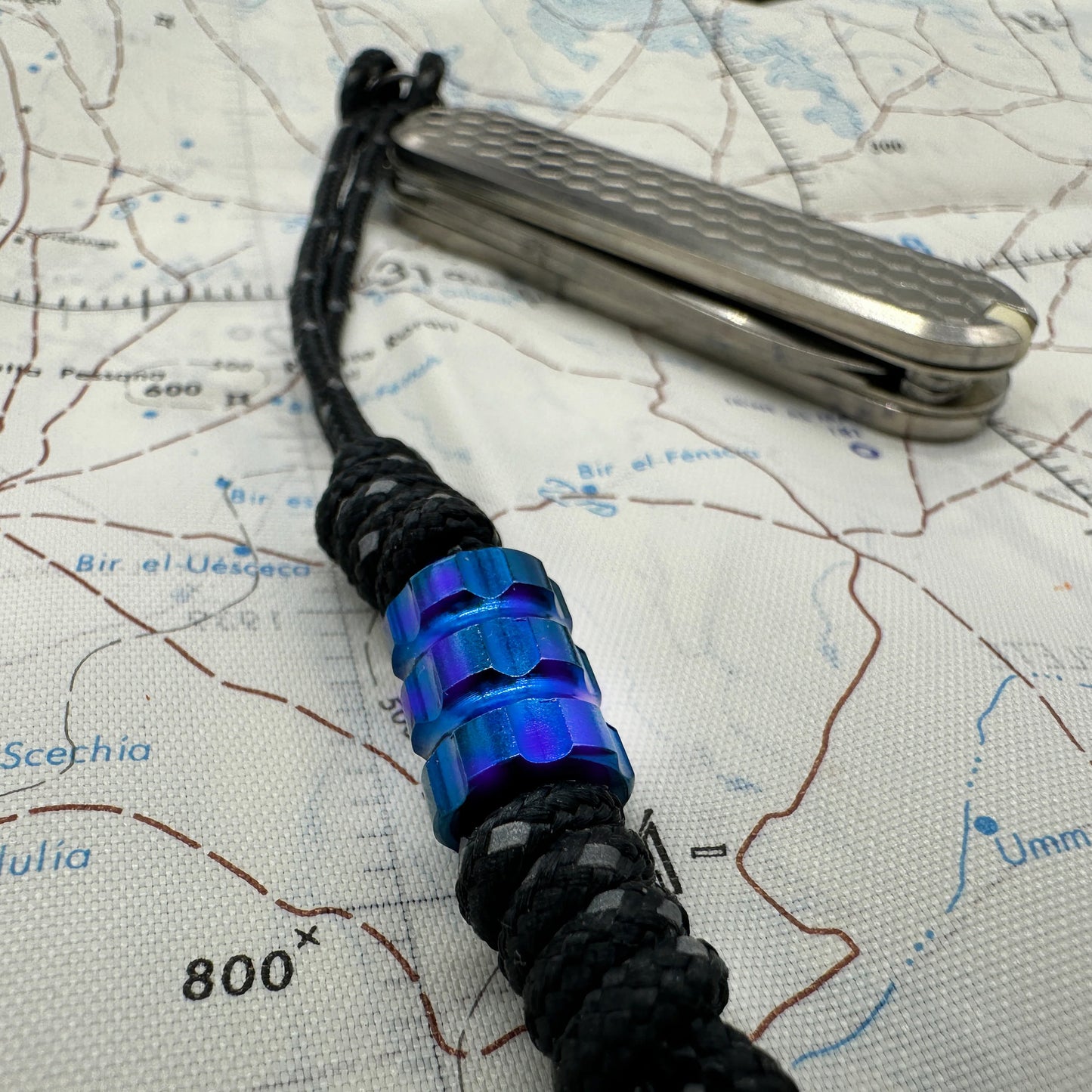 CountyComm Combo Reflective Lanyard + DTF - Dynamic Titanium Fob