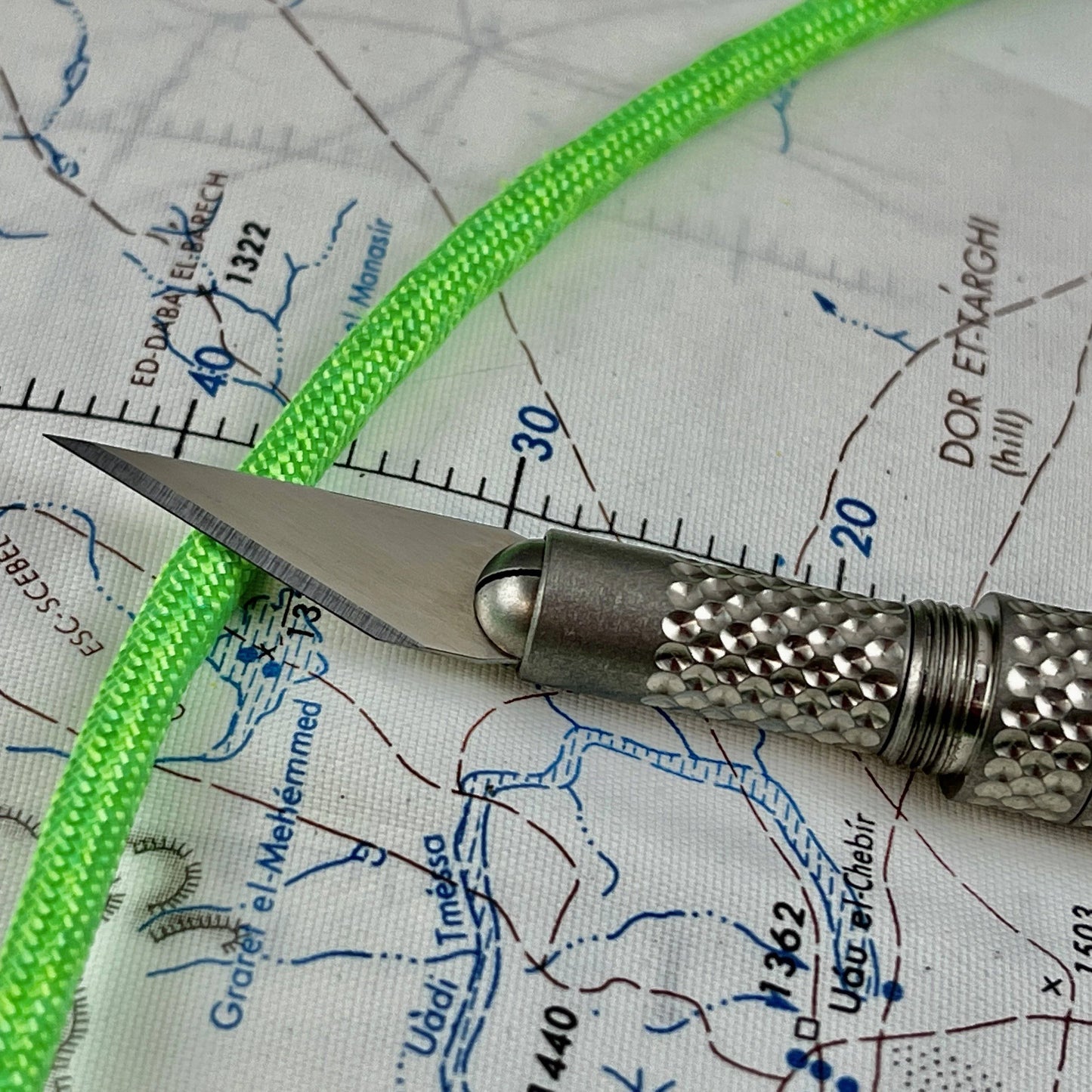 CountyComm Key Ring Titanium Collapsible Scalpel by Maratac®