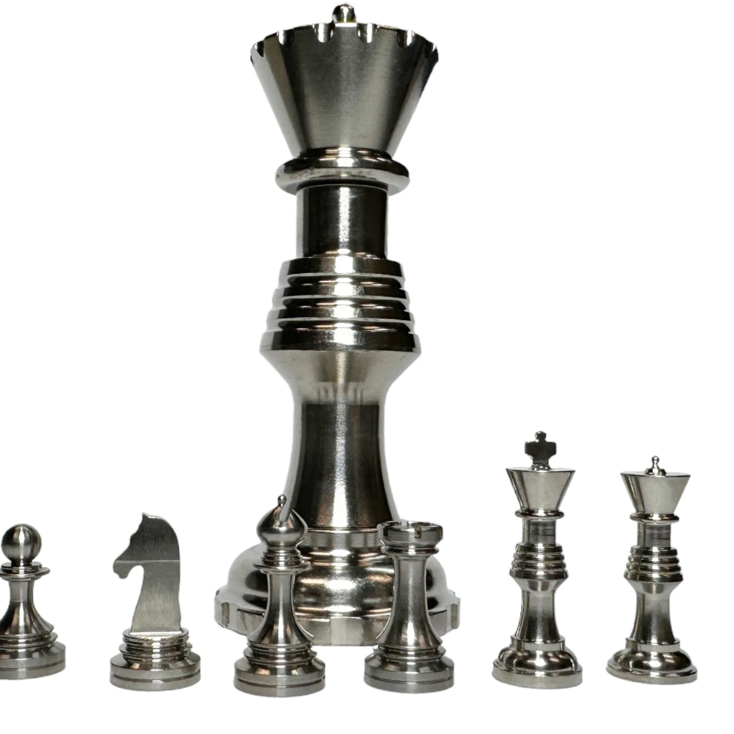 CountyComm Titanium Chess Pieces by Maratac® - Build-A-Set