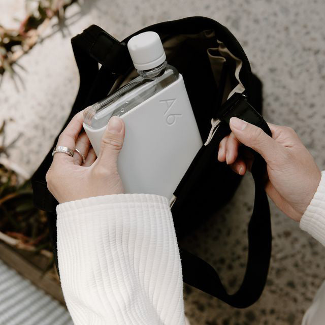 Memobottle™ A6 Transparent Bundle 375ml, Cool Grey