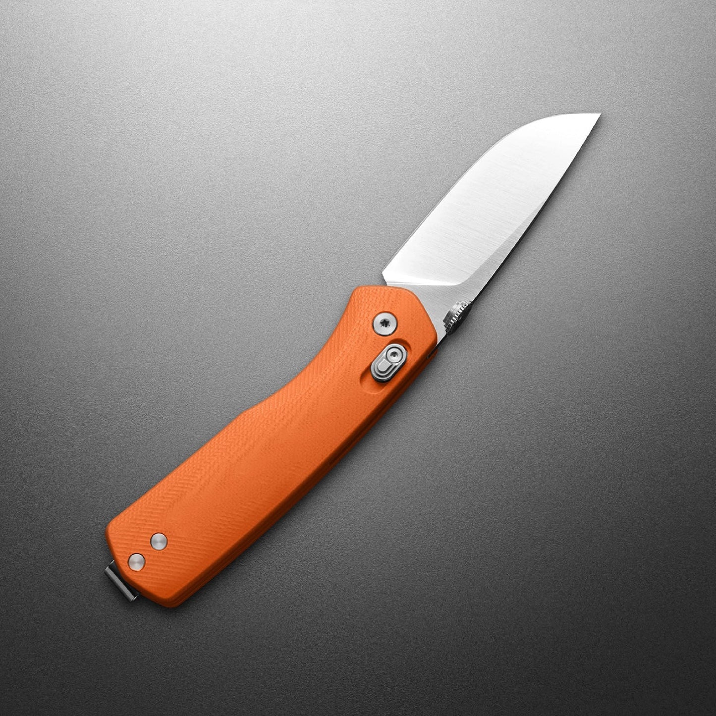 The James Brand The Carter G10 Straight, Orange/Stainless