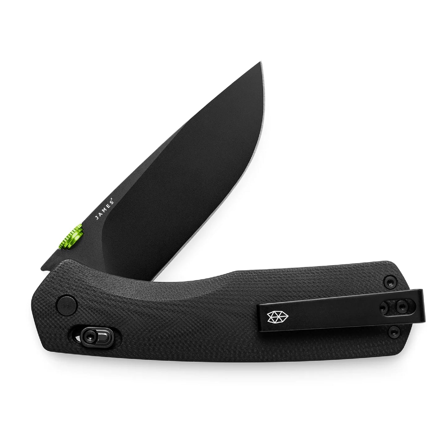 The James Brand The Carter XL G10 Straight, Black/Black