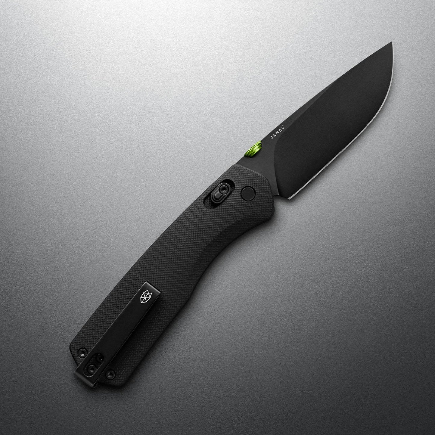 The James Brand The Carter XL G10 Straight, Black/Black