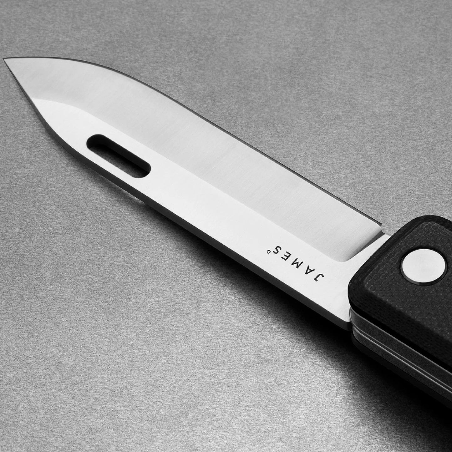 The James Brand The Ellis G10 Straight, Black/Stainless
