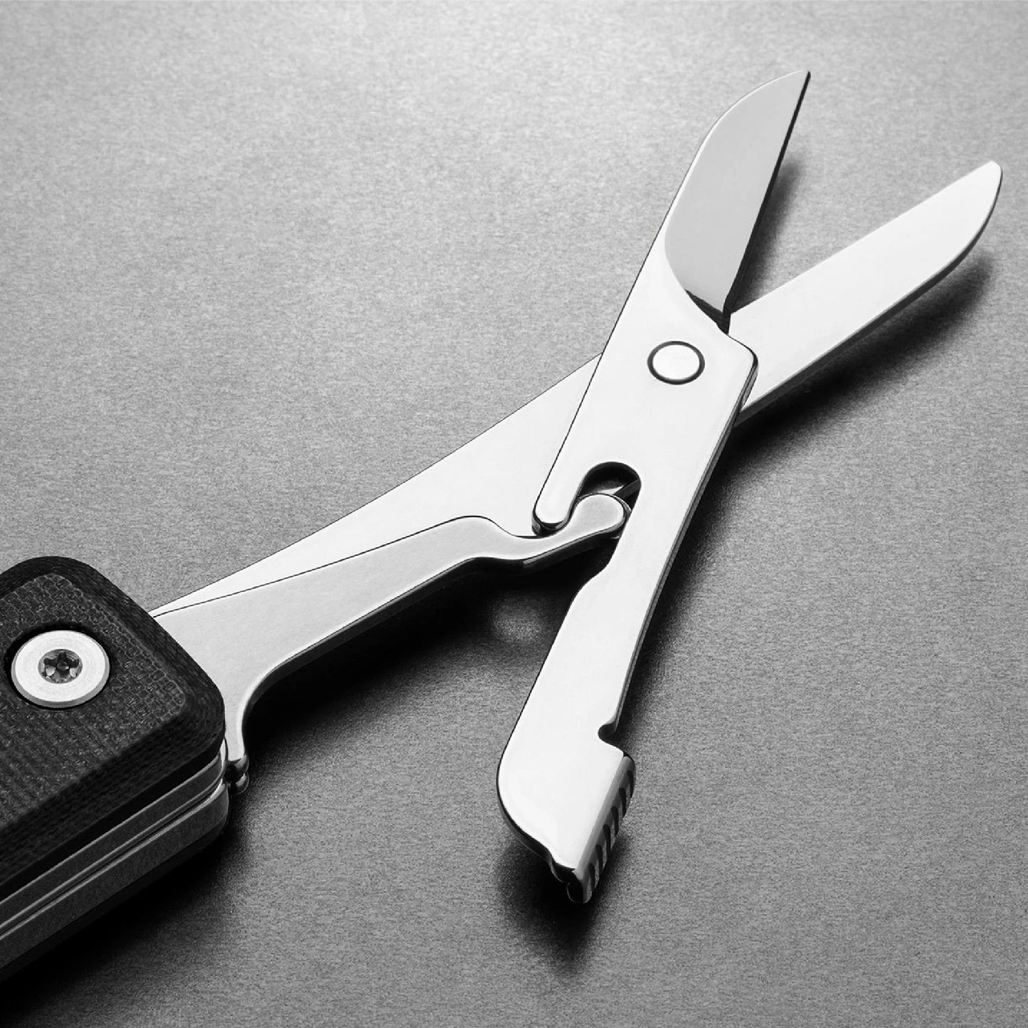 The James Brand The Ellis G10 Straight, Black/Stainless