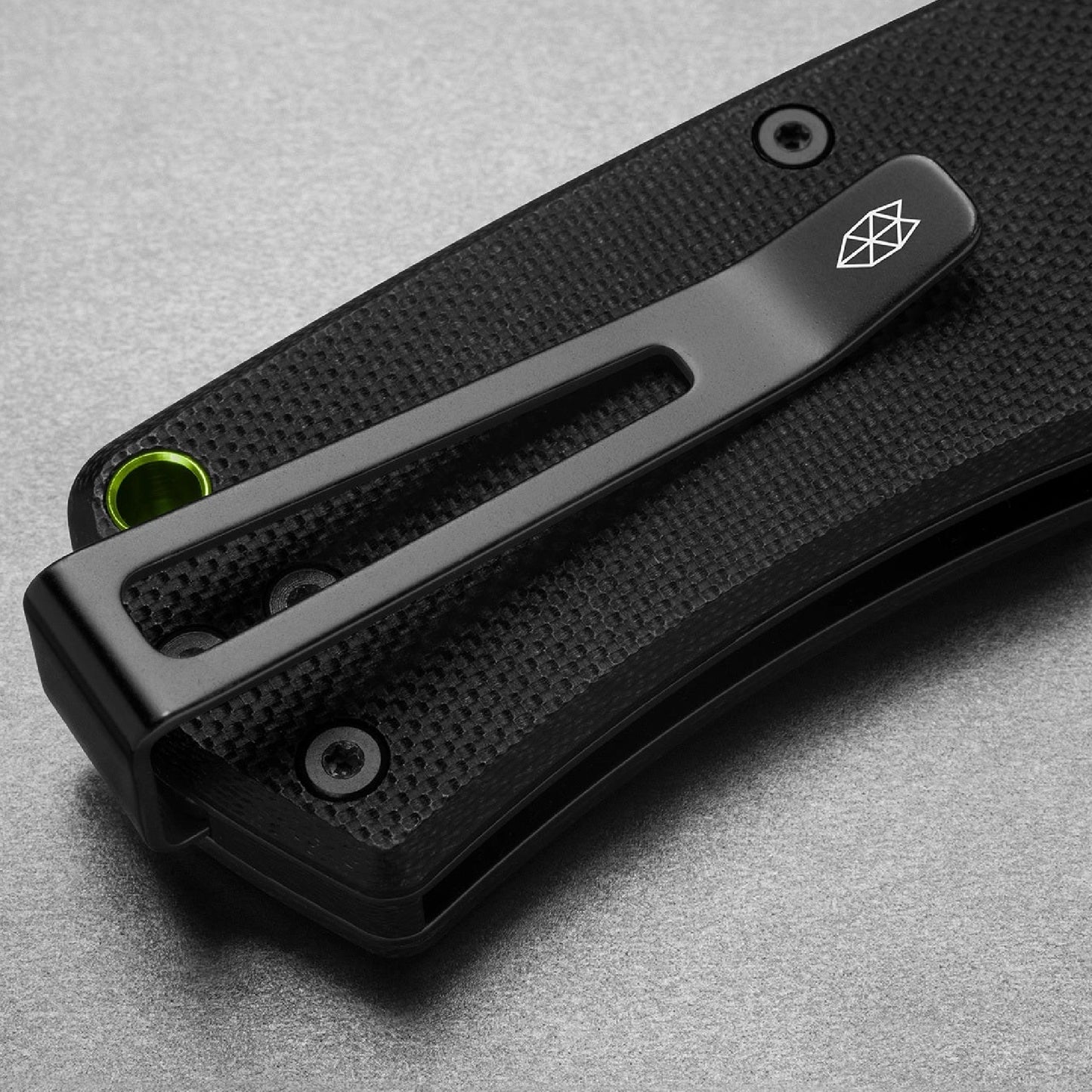 The James Brand The Folsom G10 Straight, Black/Black