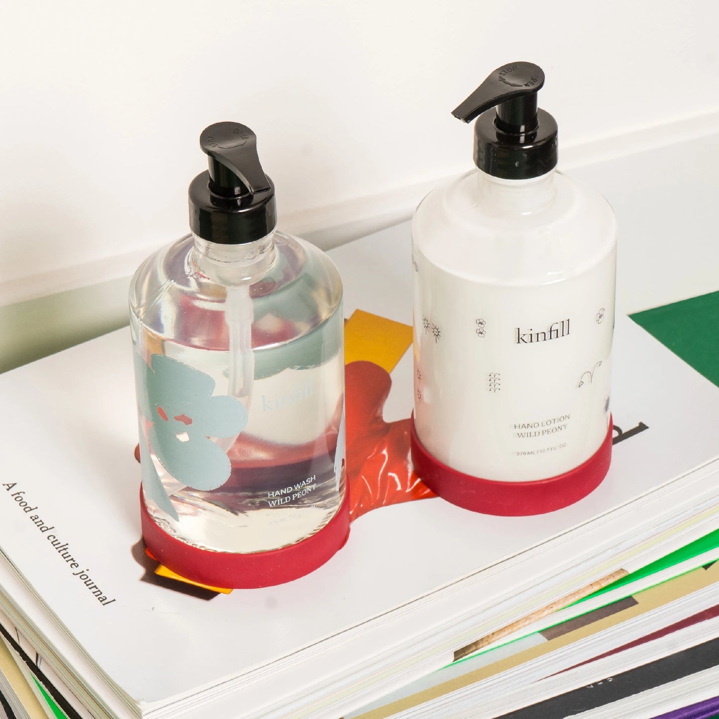 Kinfill Starter Kit Hand Lotion, Wild Peony