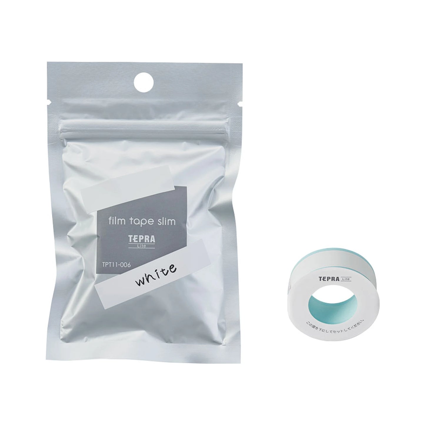 KING JIM Tepra Lite Film Tape Slim, Single Color