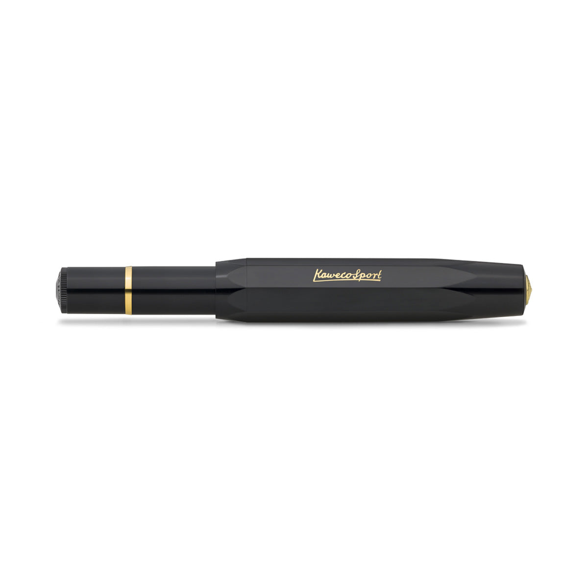Kaweco Piston Classic Sport Fountain Pen Black/Gold 0.5 mm, Extra Fine