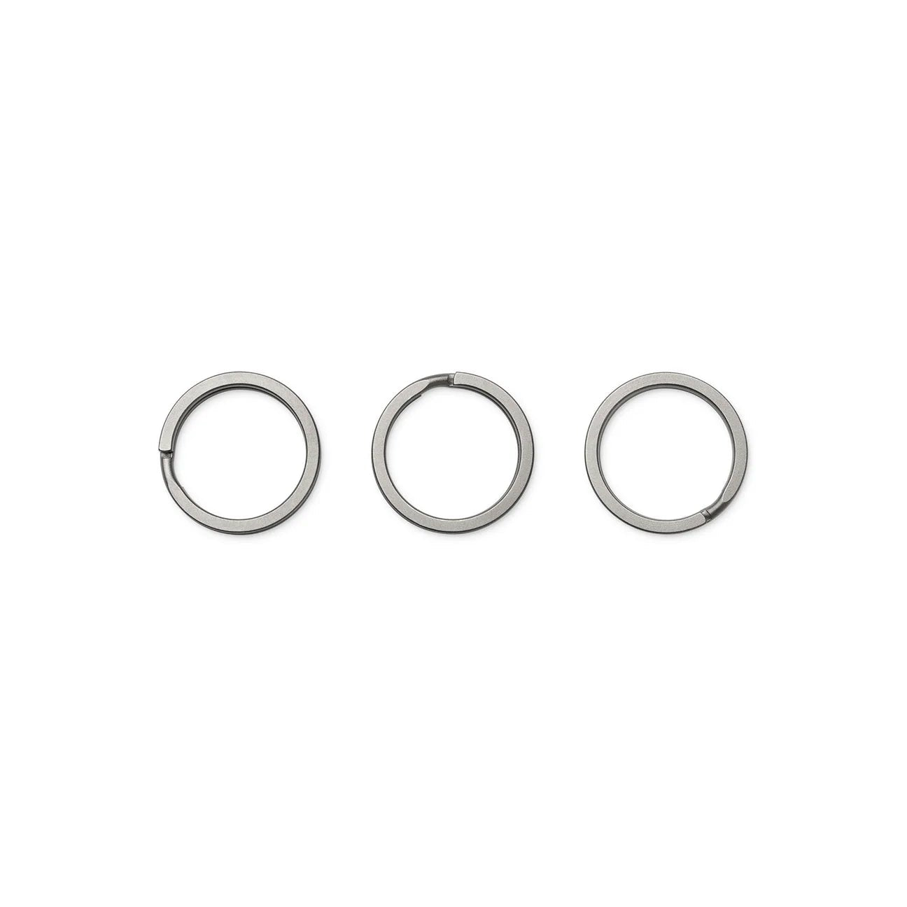 The James Brand Titanium Key Ring 3-pack