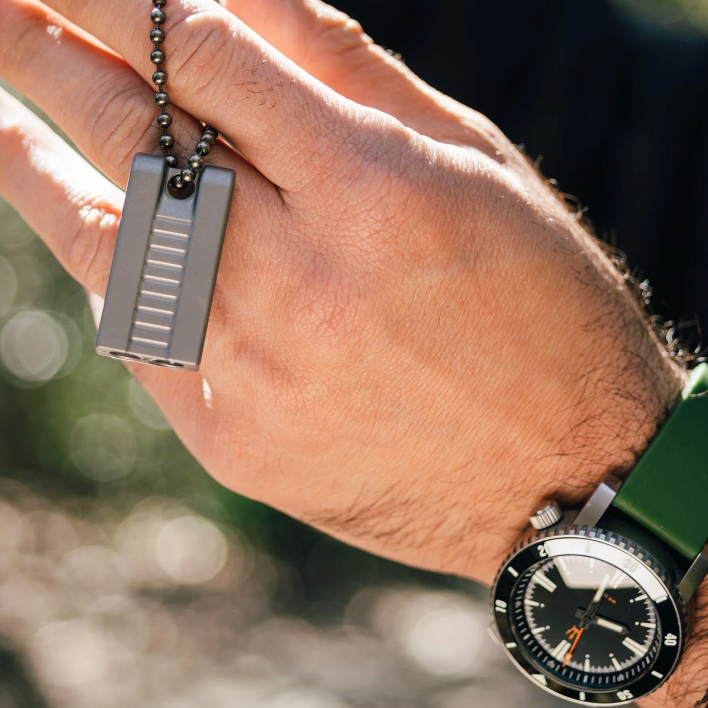 CountyComm Abrams Unibody Titanium Whistle
