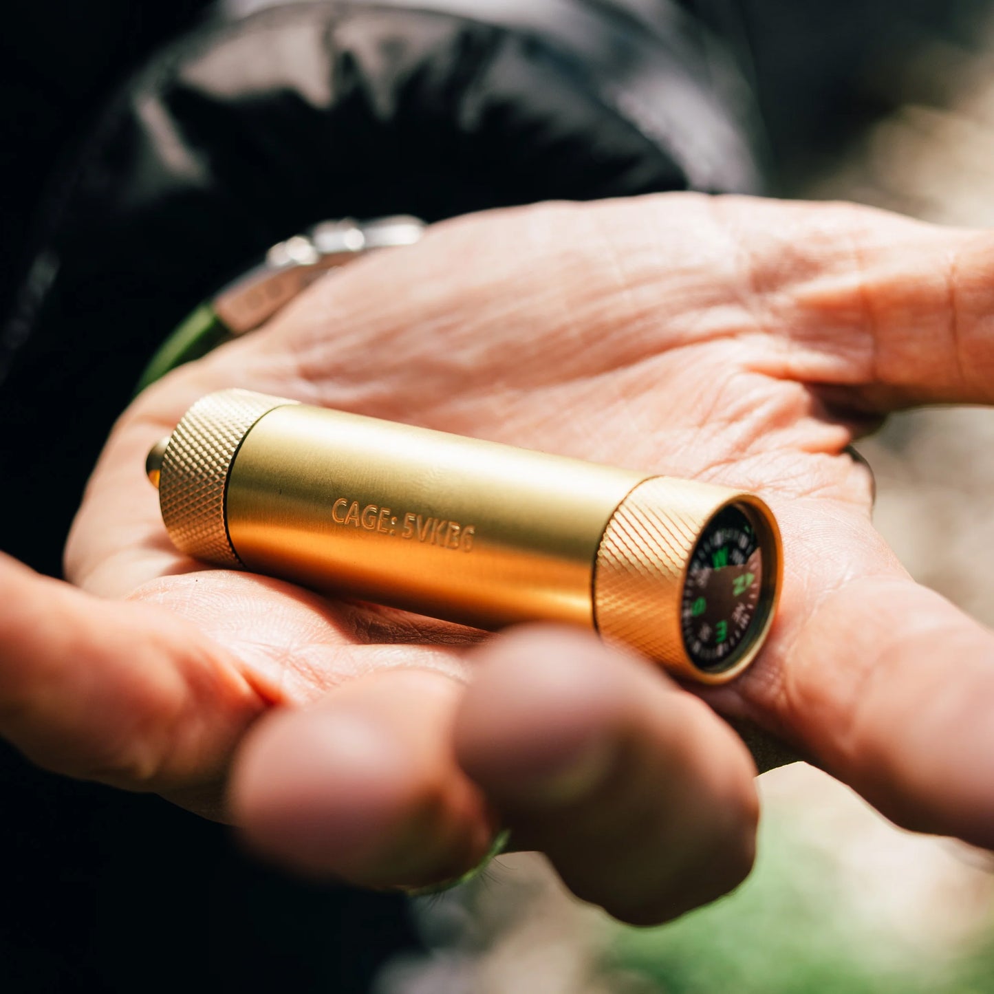 CountyComm Brass Match / Compass Capsule - Gen 2