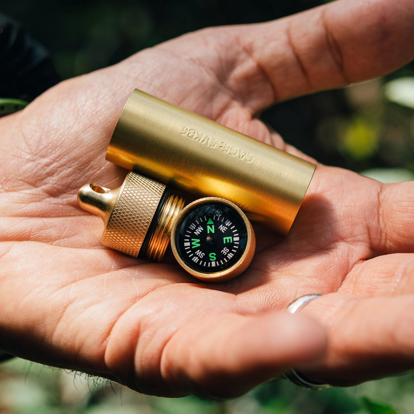 CountyComm Brass Match / Compass Capsule - Gen 2