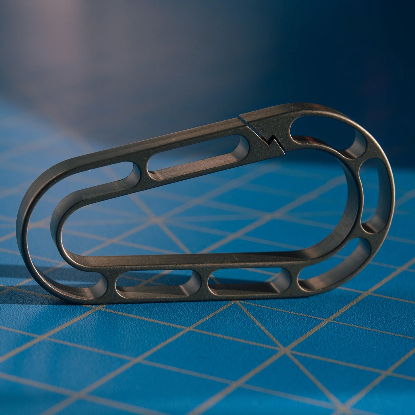 CountyComm Titanium Skeleton EDM Carabiner