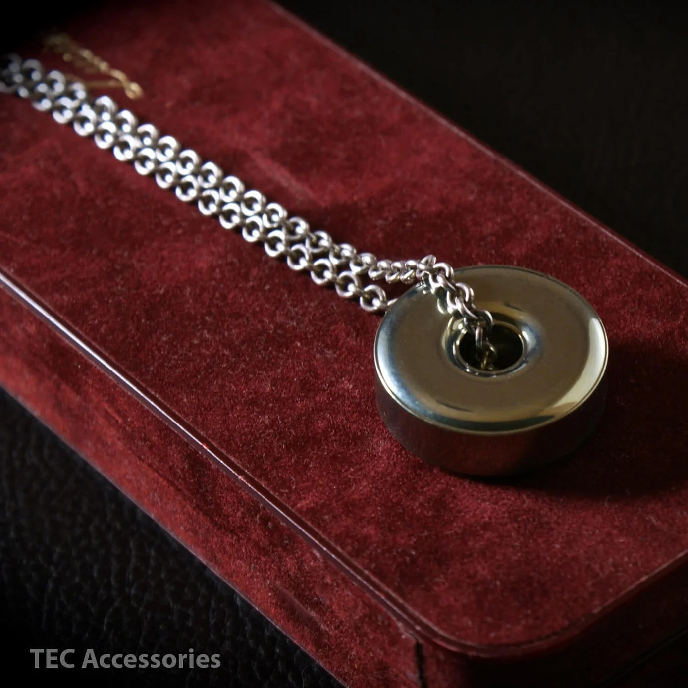 TEC-Accessoires R1 Lanyard Bead, Natural Titanium