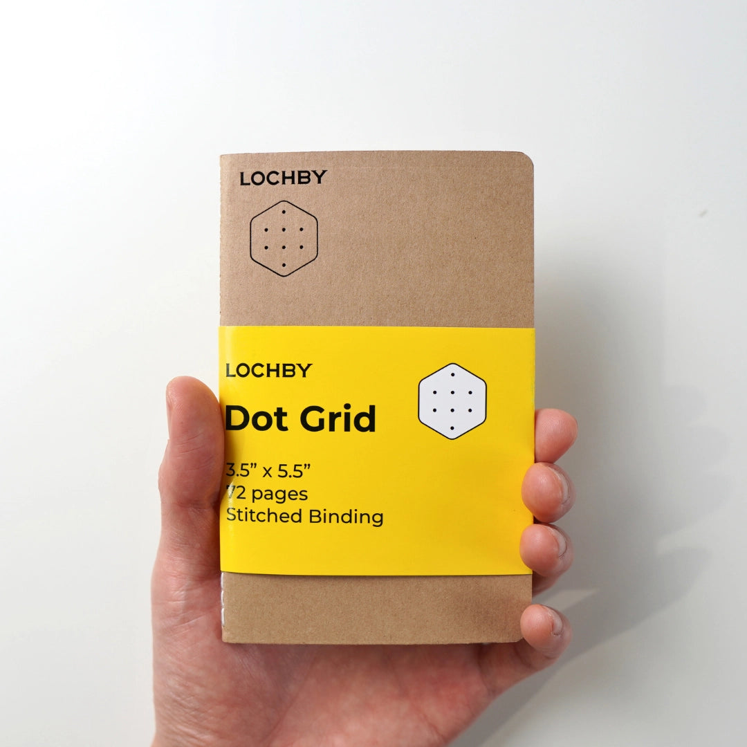 Lochby Pocket Journal Tomoe River Notebooks, Dot Grid