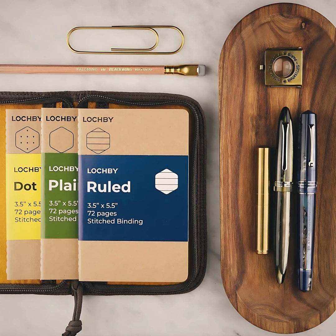 Lochby Pocket Journal Tomoe River Notebooks, Ruled